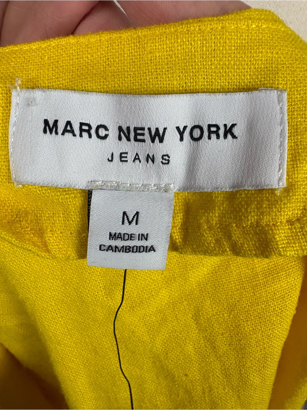 NWT Marc New York Jeans Tie Front Linen Vest size M - Picture 8 of 9